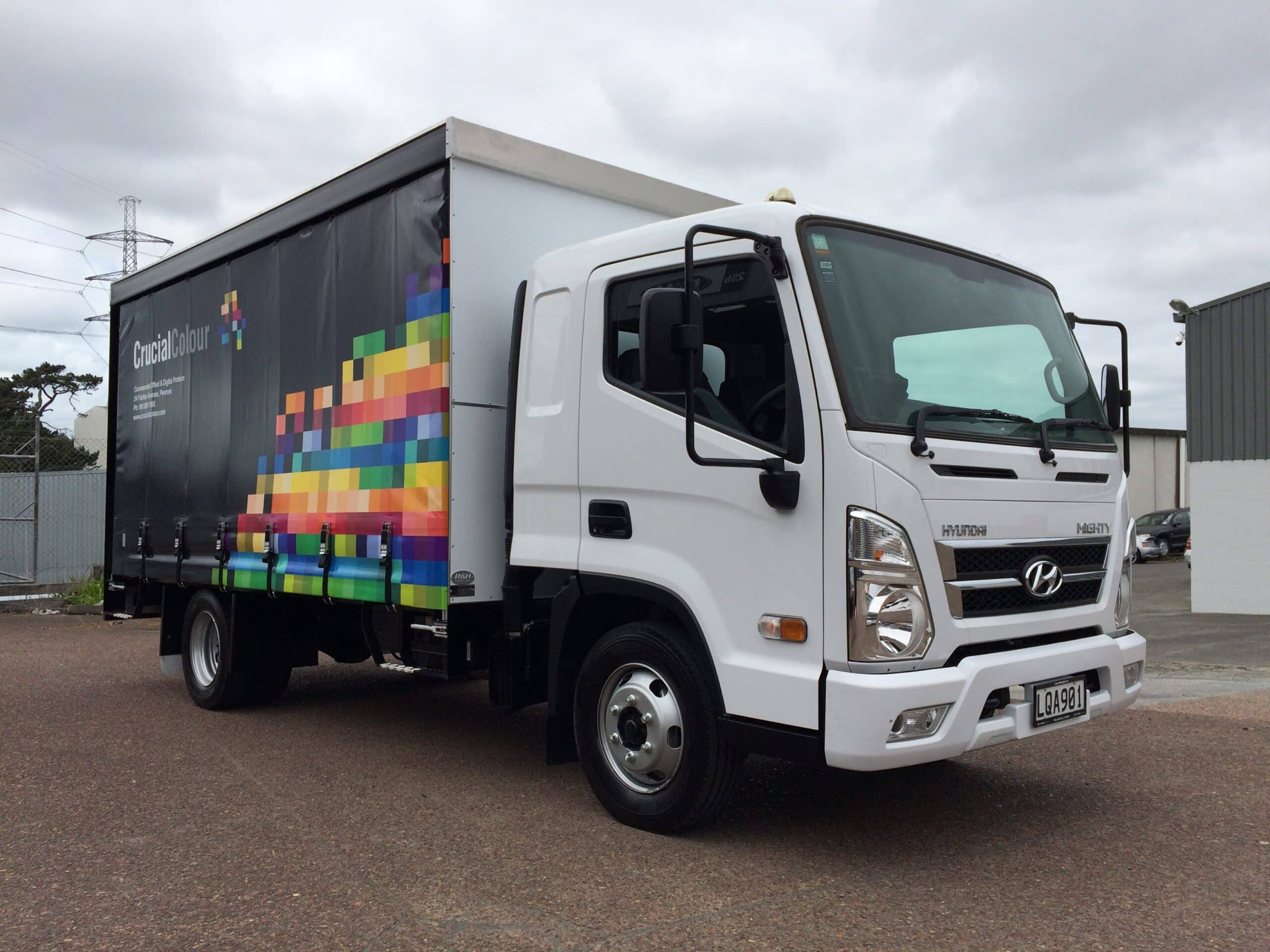 Crucial Colour delivery truck